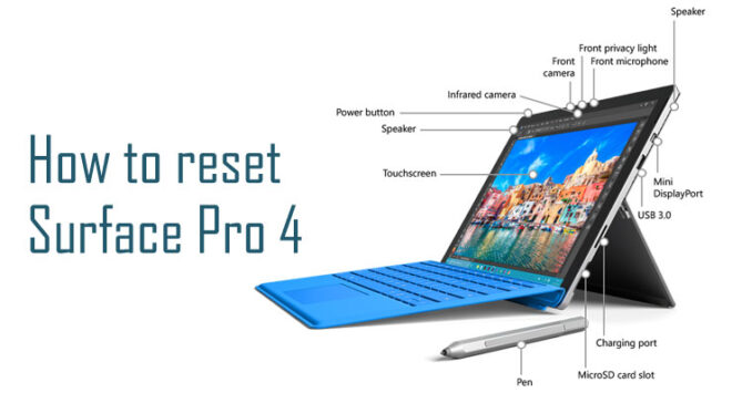 factory reset surface pro 4